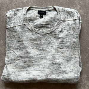 Mens JCrew Sweater. Size medium. Color is cream and grey marled.